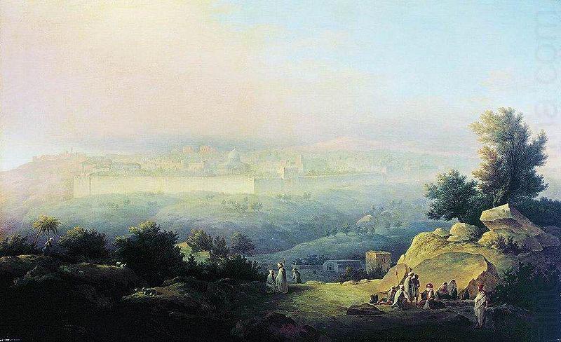 Maxim Nikiforovich Vorobiev View of Jerusalem china oil painting image